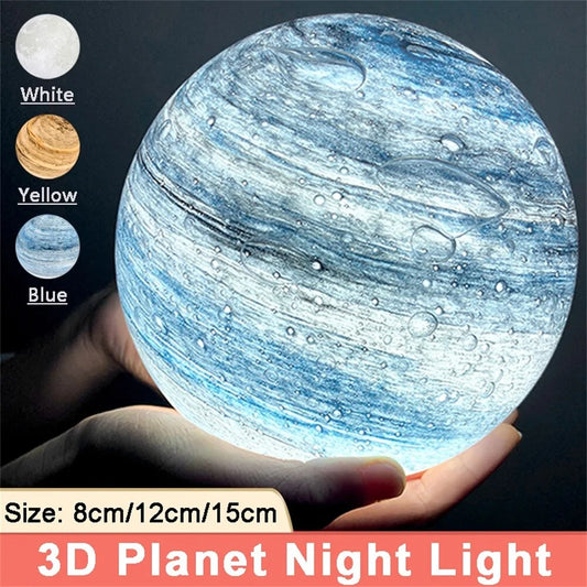 Starry Sky Night Light Table Lamp Planet Moon